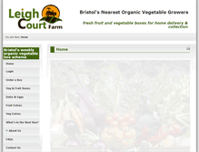 Tablet Screenshot of leighcourtfarm.org.uk